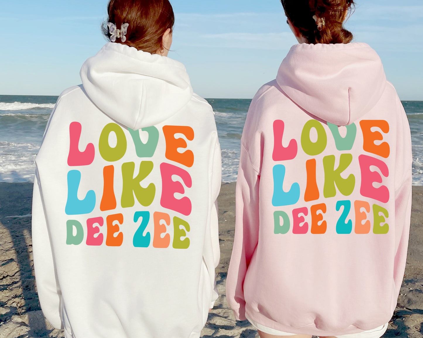 Delta Zeta Blissful and Vibrant Sorority Hoodie _ 33167g