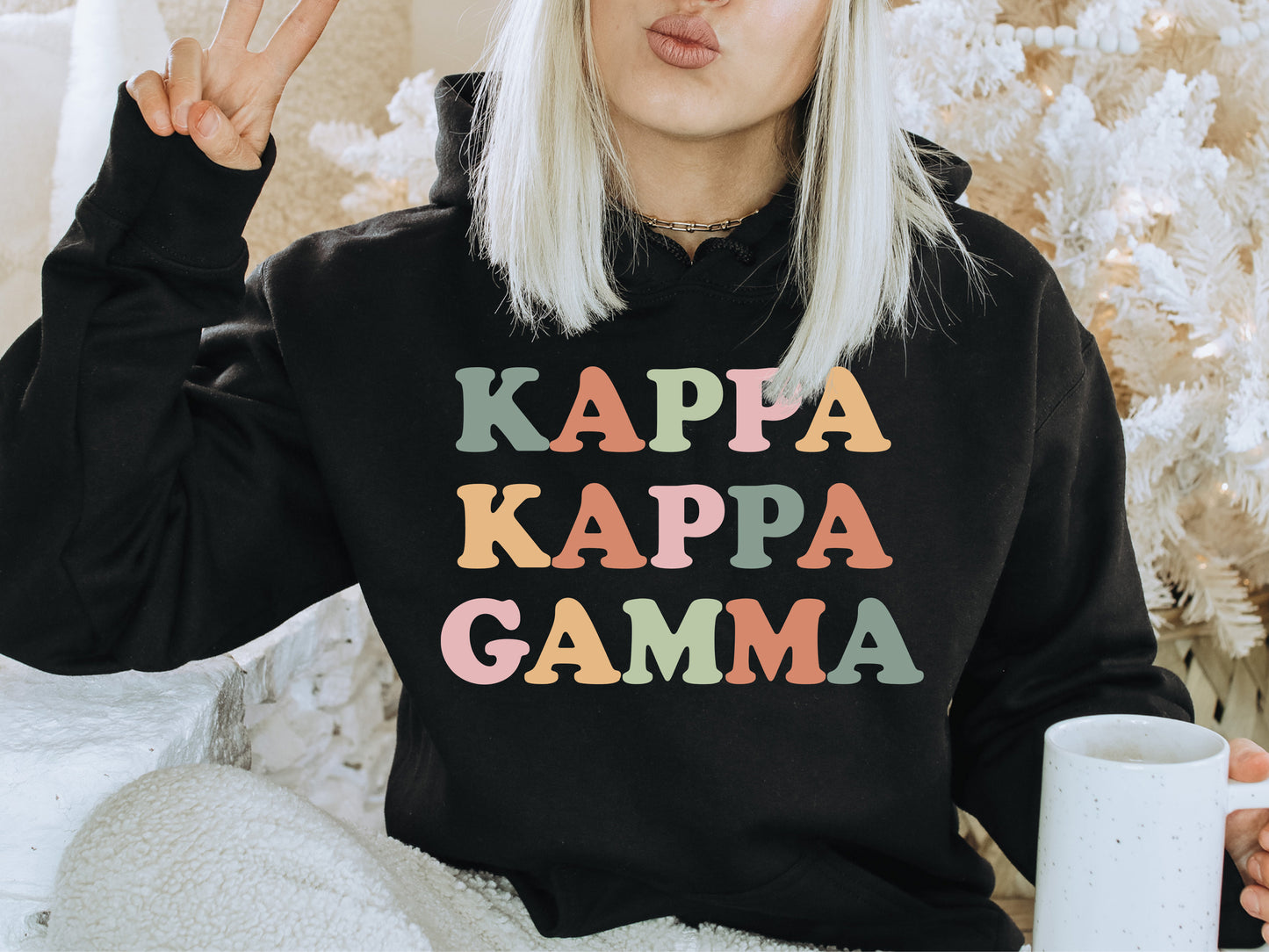 Kappa Kappa Gamma Bright and Proud Sorority Hoodie _ 431g