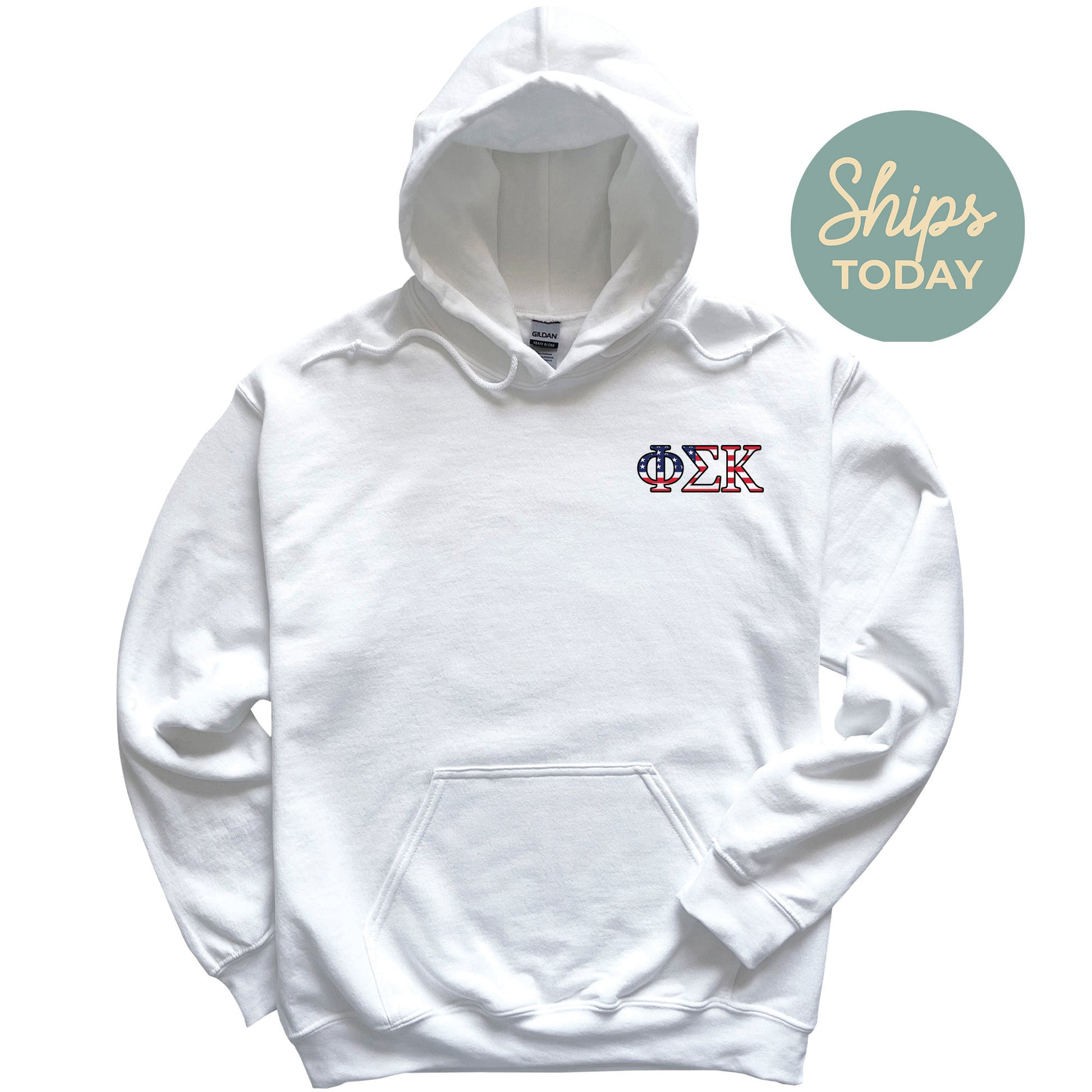 a white hoodie with the words shop today on it