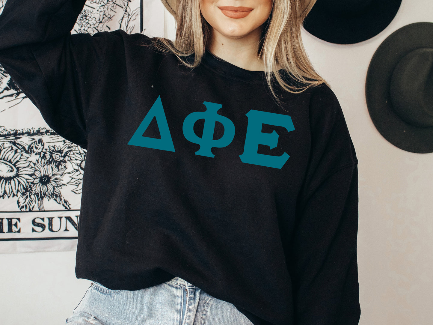Delta Phi Epsilon Back to the Basics Sorority Sweatshirt _ 634g