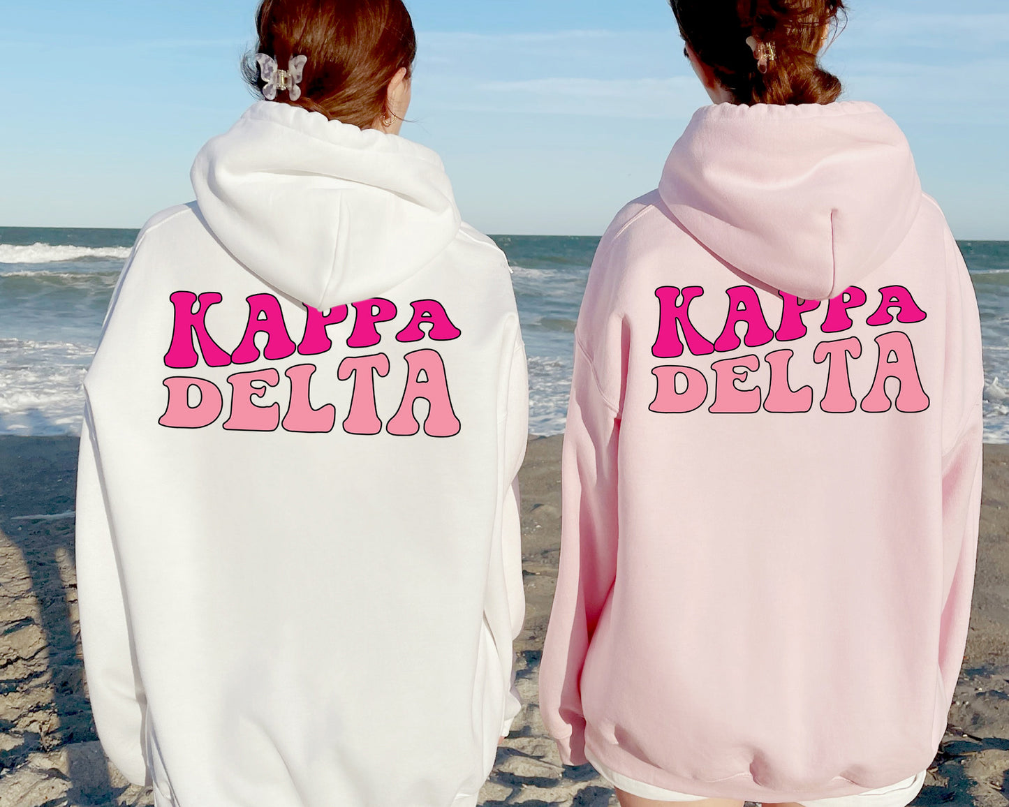 Kappa Delta Shades of Pink Sorority Hoodie _ 32988g