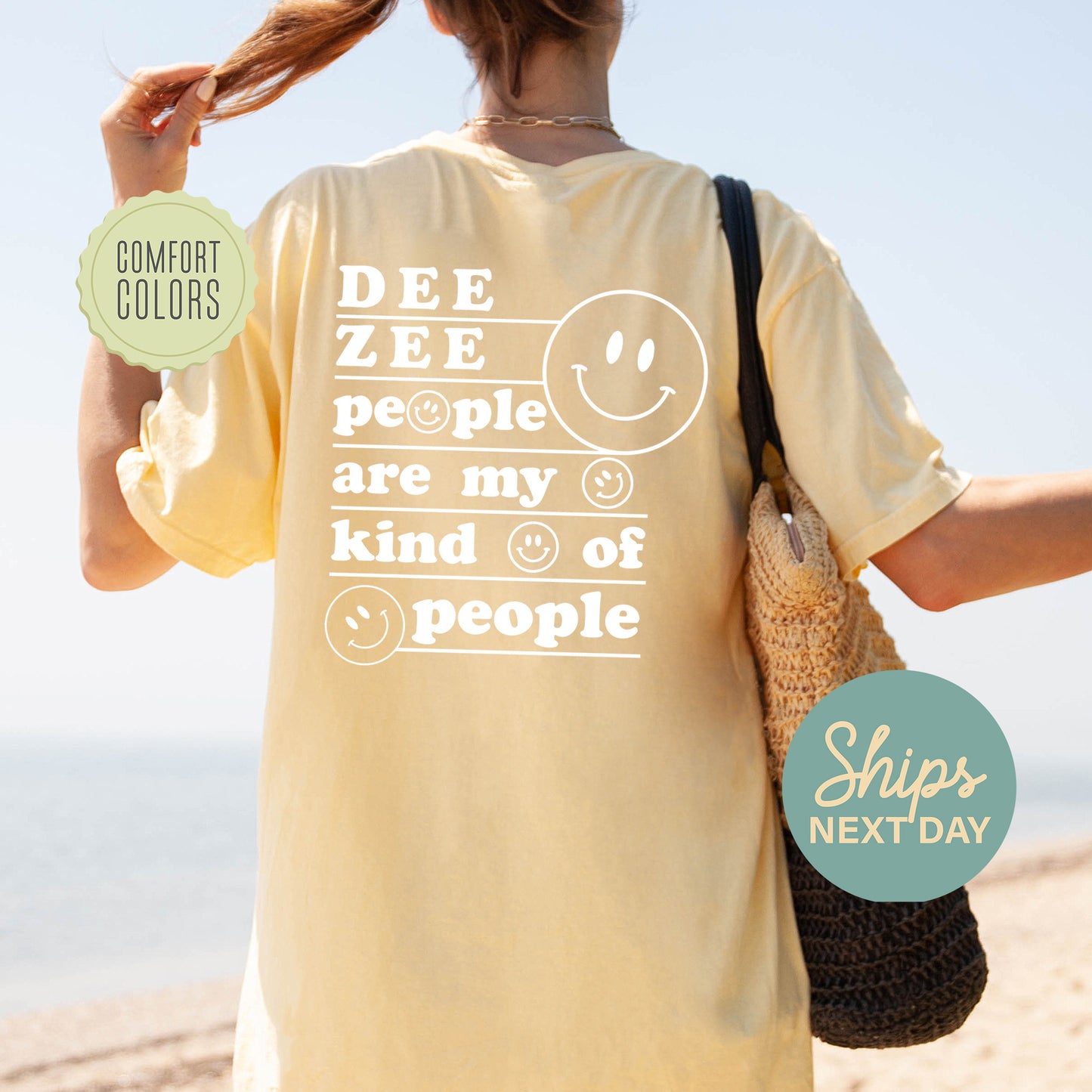 Delta Zeta My Kind of People Comfort Colors Sorority T-shirt _ 33271g