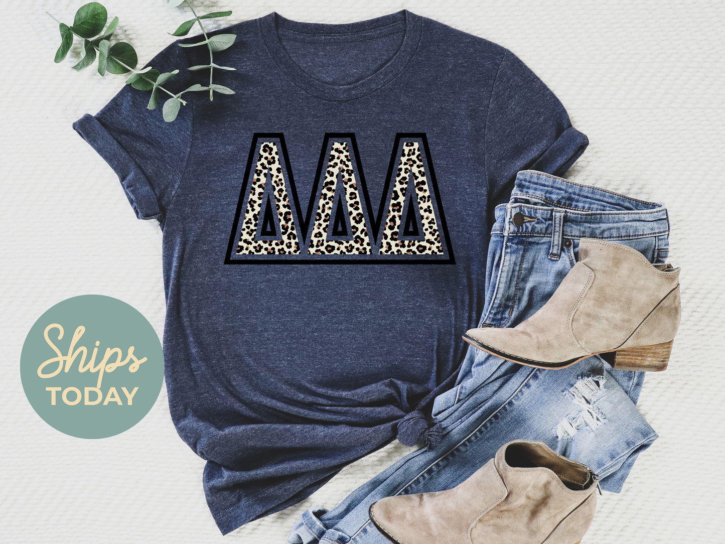 Delta Delta Delta Safari Style Letters Sorority T-shirt _ 30445g