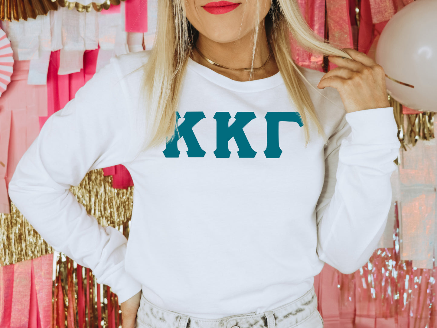 Kappa Kappa Gamma Back to the Basics Sorority Long Sleeve T-shirt _ 639g