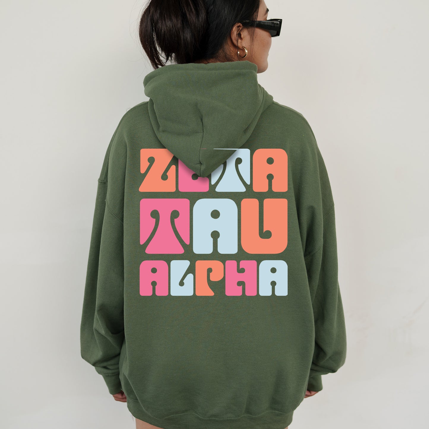 Zeta Tau Alpha Vibrant Verve Sorority Hoodie _ 32626g