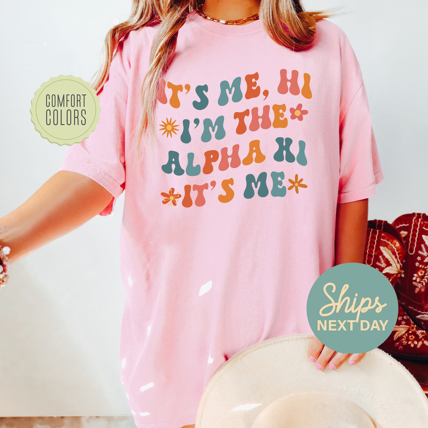 Alpha Xi Delta Style Comfort Colors Sorority T-shirt _ 35999g