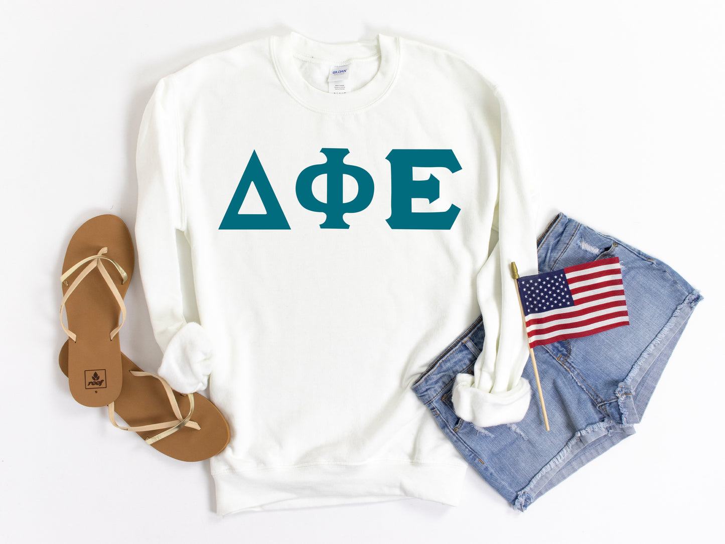 Delta Phi Epsilon Back to the Basics Sorority Sweatshirt _ 634g