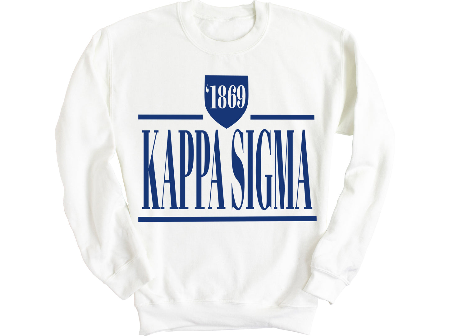 Kappa Sigma Shield Fraternity Sweatshirt _ 1195g
