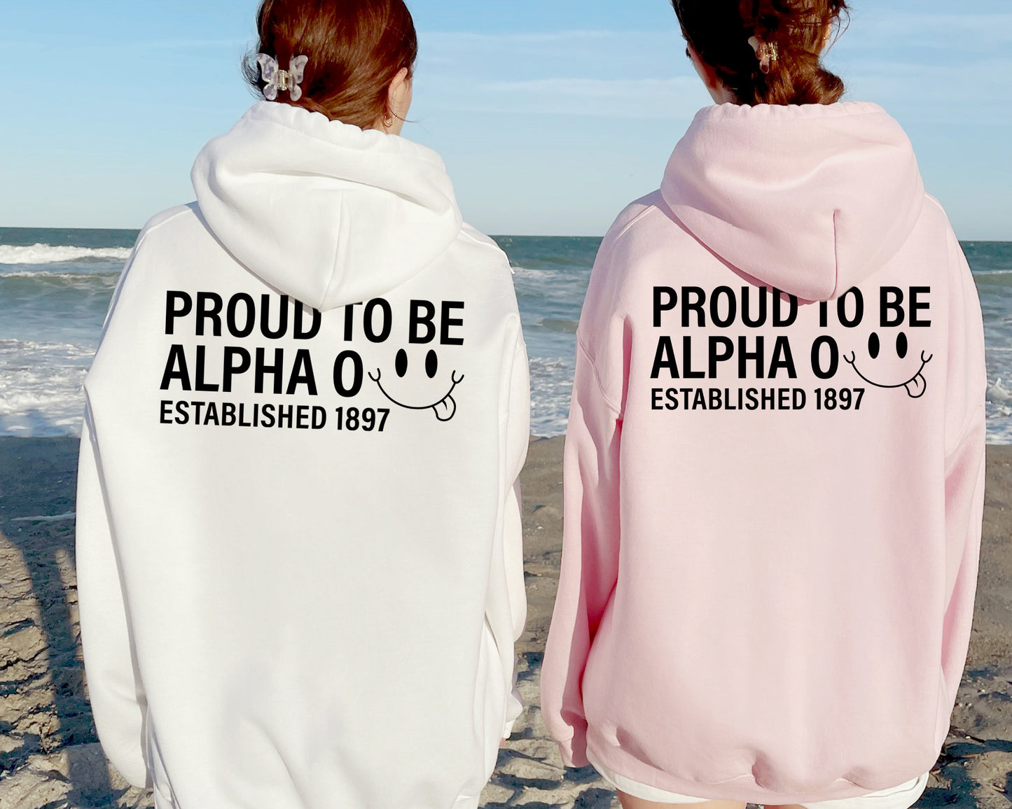 Alpha Omicron Pi Proud to Be Sorority Hoodie _ 33132g