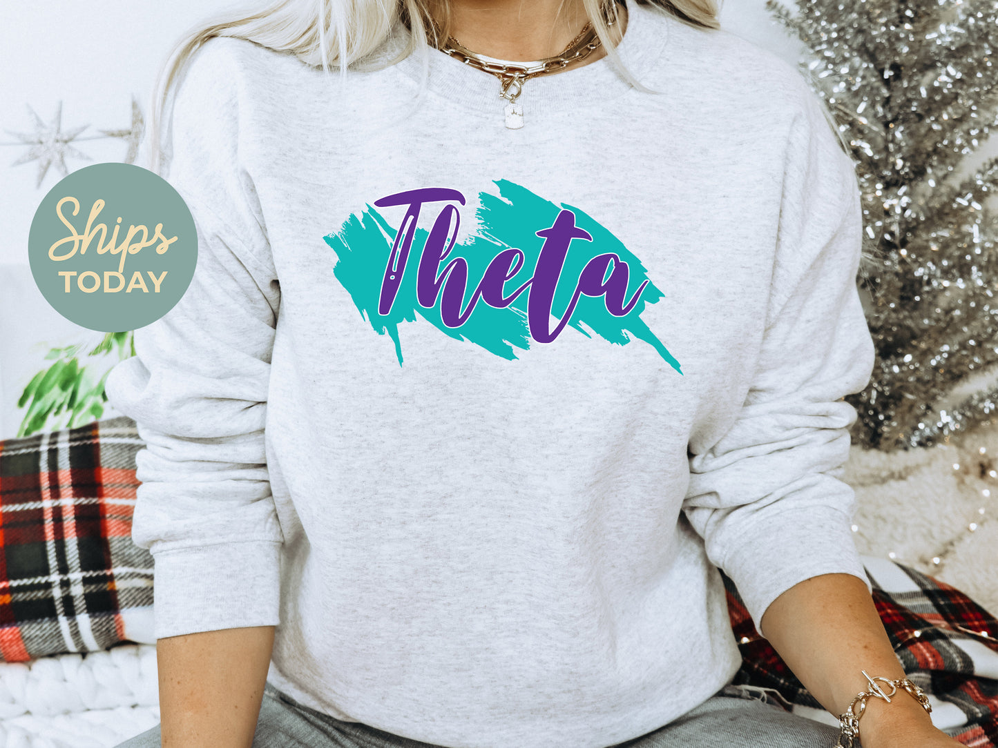 Kappa Alpha Theta Paint Party Sorority Sweatshirt _ 4487g