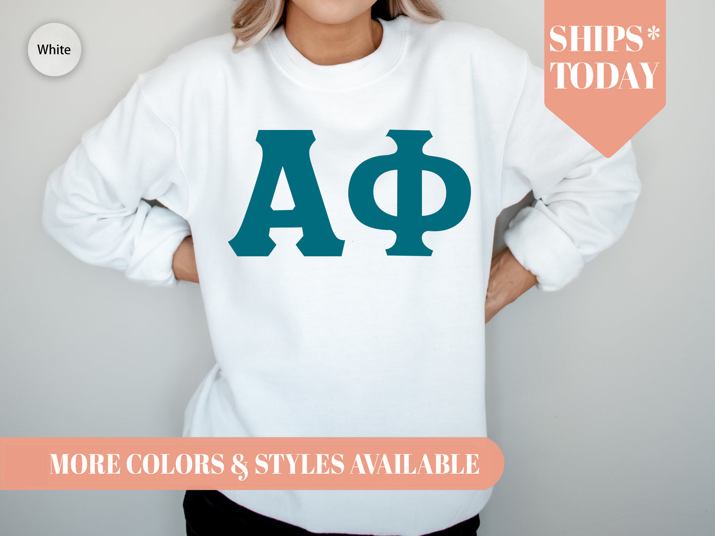 Alpha Phi Back to the Basics Sorority Sweatshirt _ 627g
