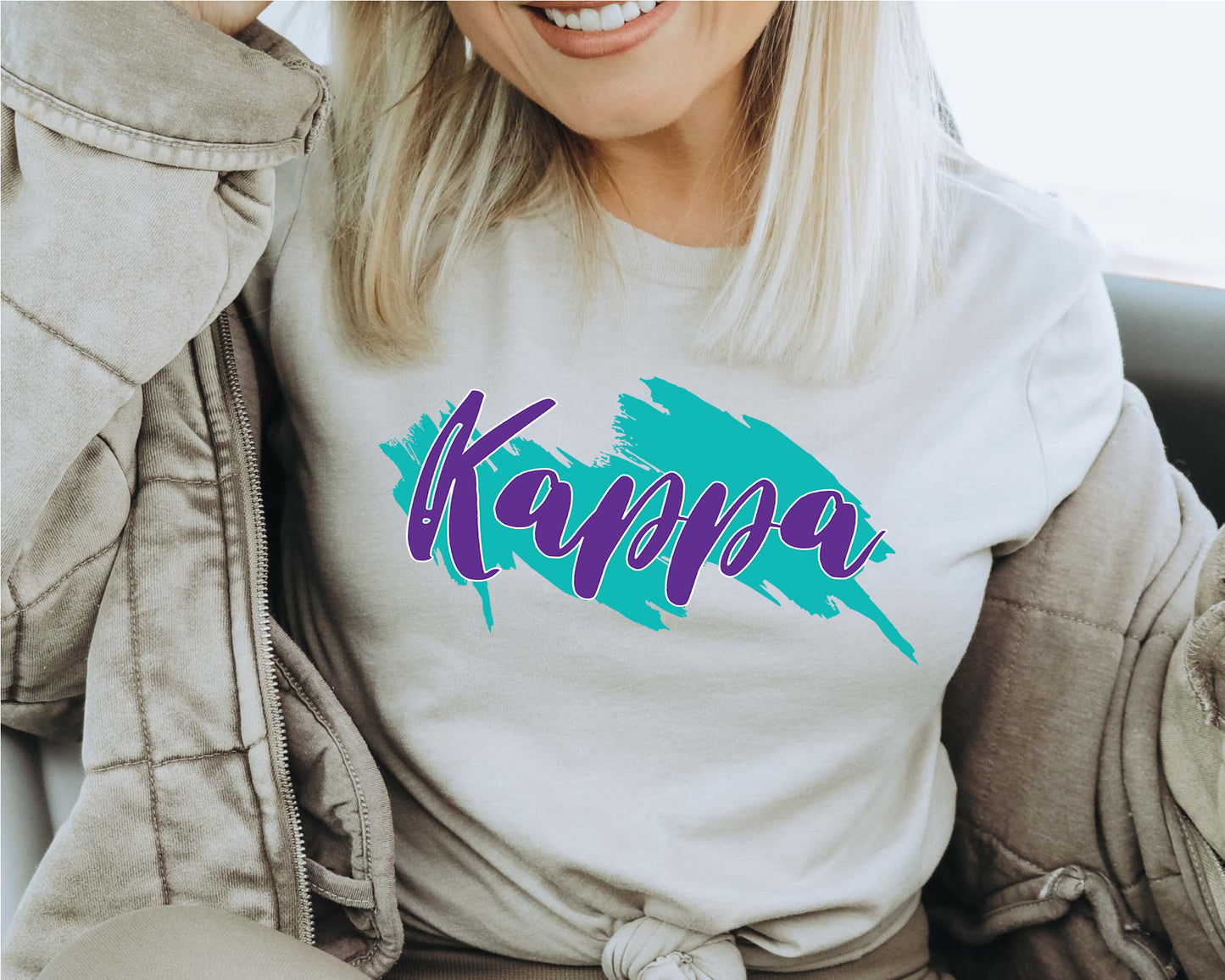 Kappa Kappa Gamma Paint Party Sorority T-shirt _ 4489g