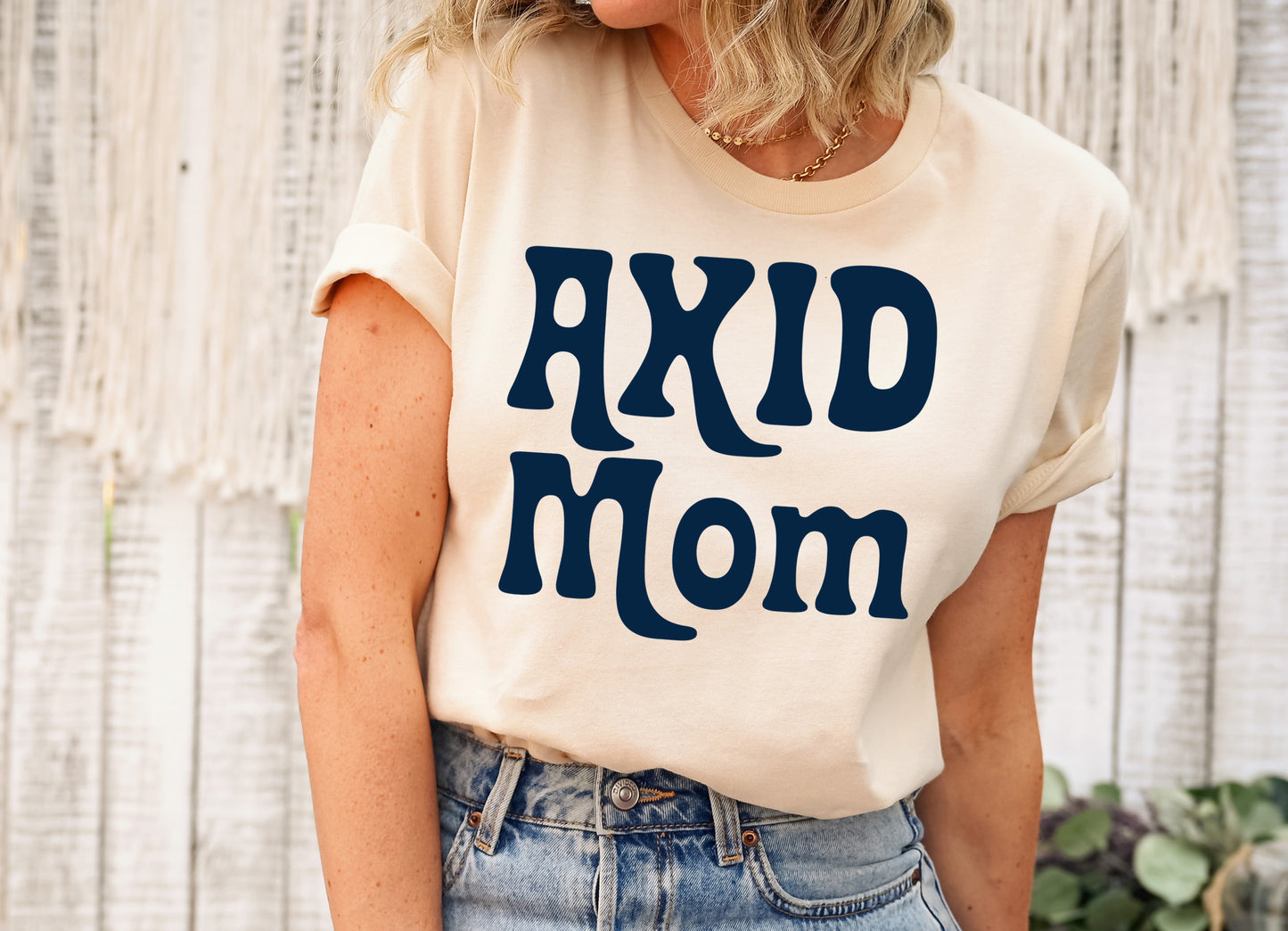 Alpha Xi Delta Got it from my Mom Sorority T-shirt _ 3079g