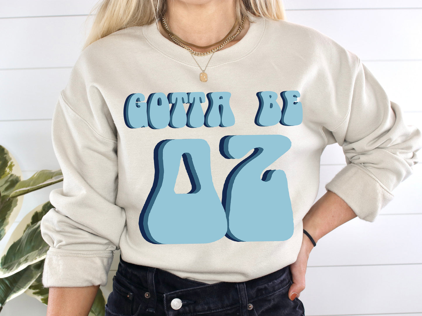 Delta Zeta They've Gotta Be Sorority Sweatshirt _ 349g