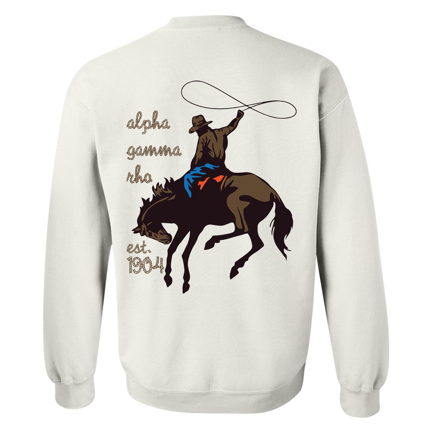 Alpha Gamma Rho Cowboy Fraternity Sweatshirt _ 31181g