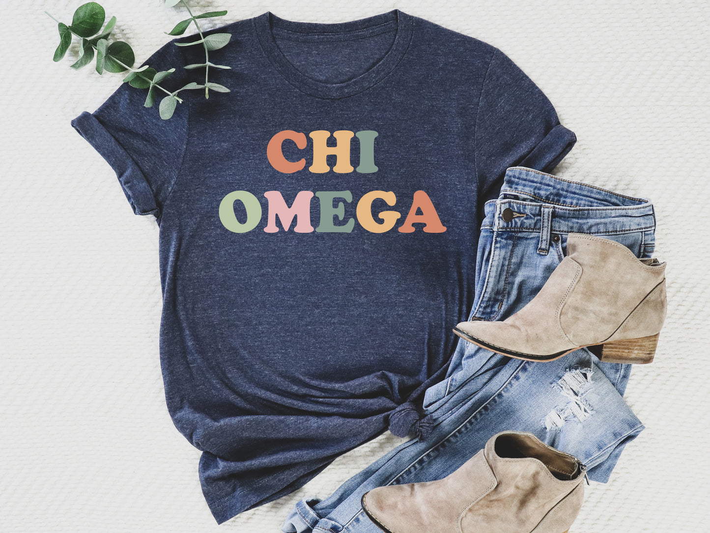 Chi Omega Bright and Proud Sorority T-shirt _ 423g