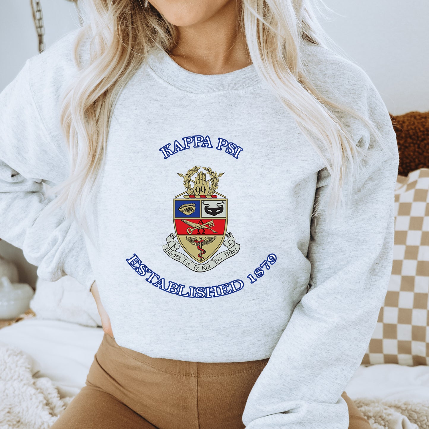 Kappa Psi Iconic Insignia COED Sweatshirt _ 35670g