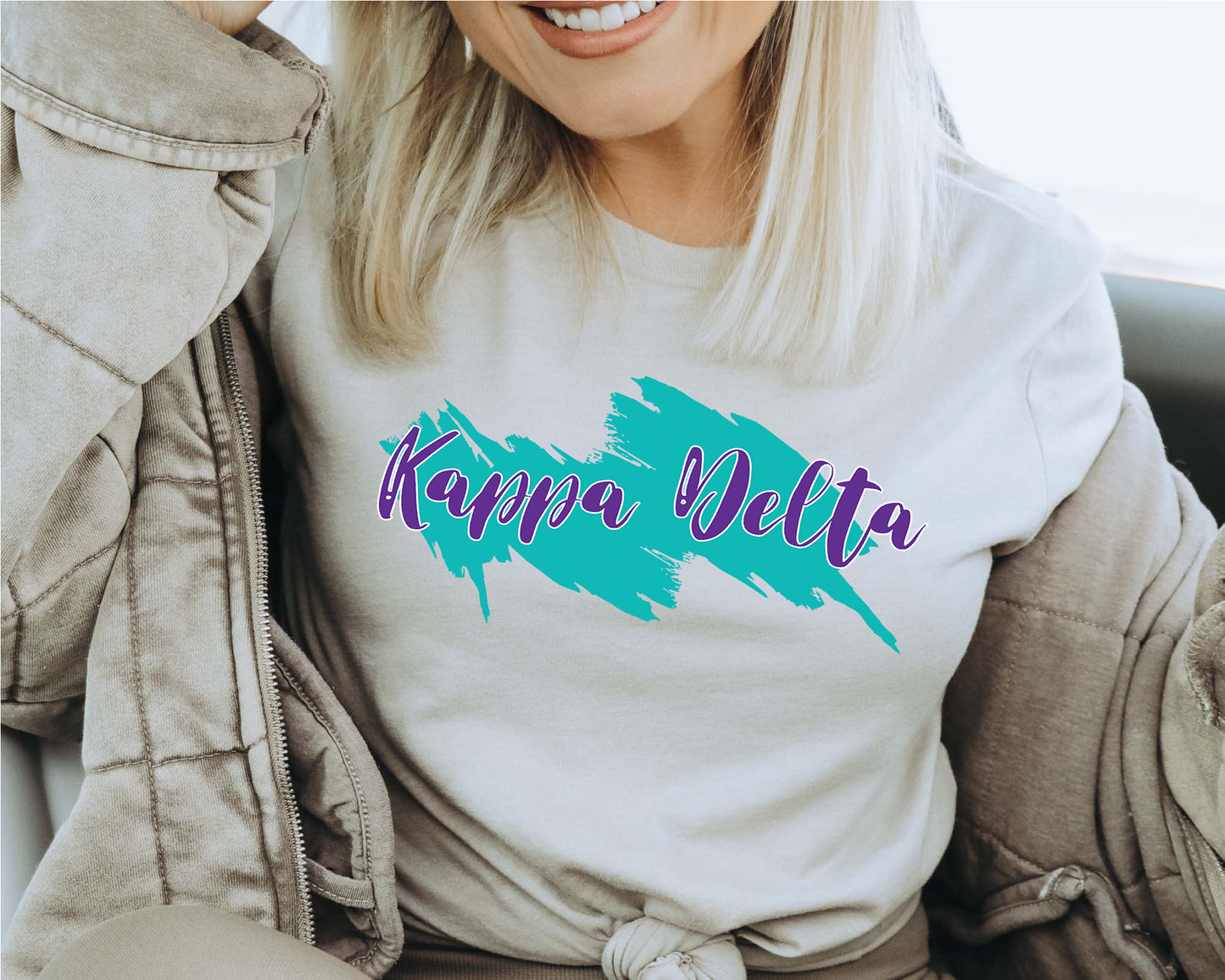 Kappa Delta Paint Party Sorority T-shirt _ 4488g