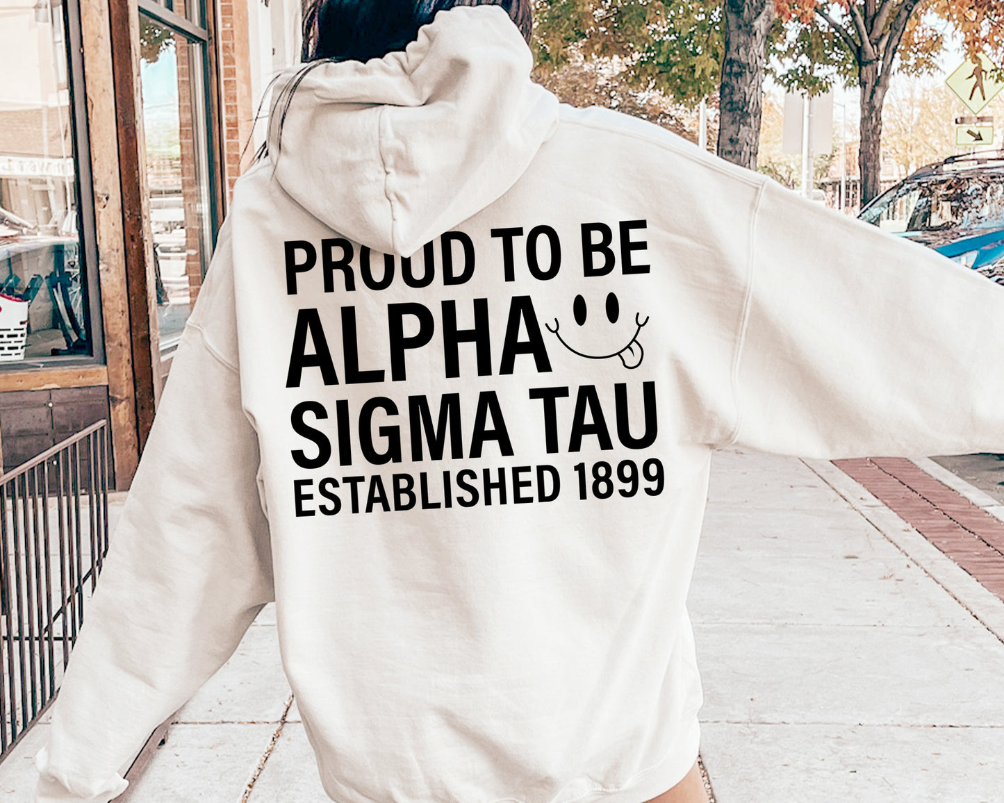 Alpha Sigma Tau Proud to Be Sorority Hoodie _ 33135g
