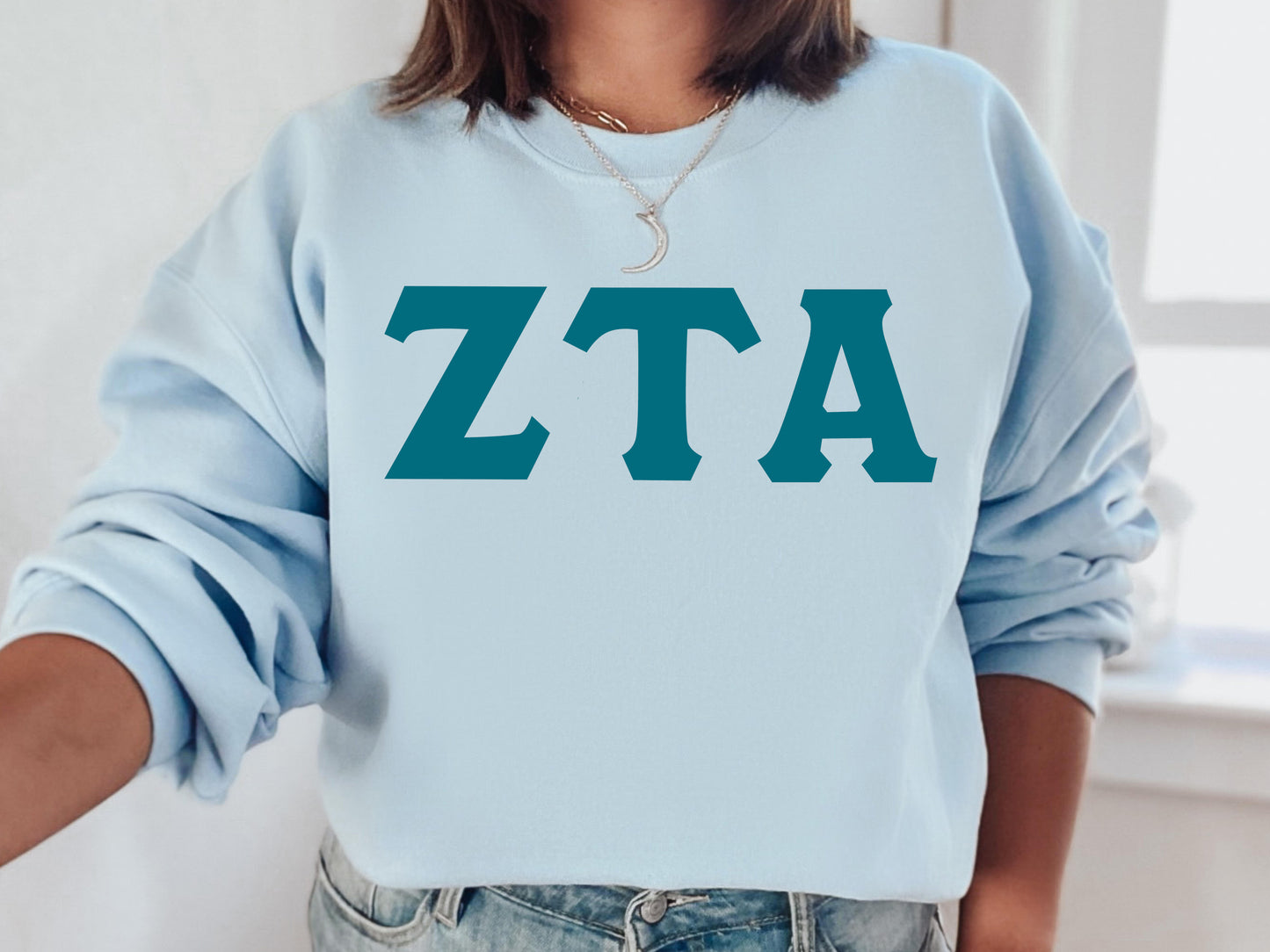 Zeta Tau Alpha Back to the Basics Sorority Sweatshirt _ 647g