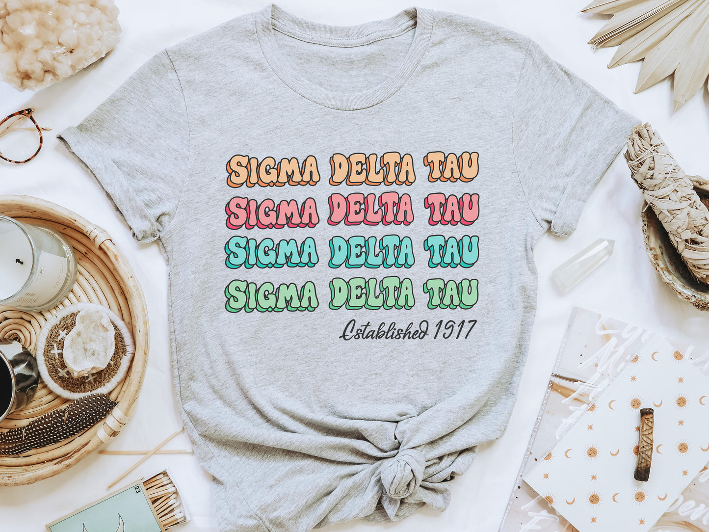 Sigma Delta Tau Lucy Sorority T-shirt _ 279g