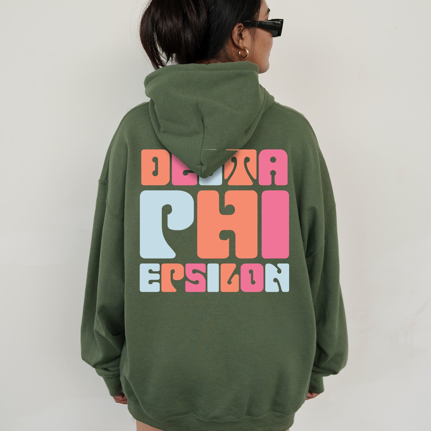 Delta Phi Epsilon Vibrant Verve Sorority Hoodie _ 32613g