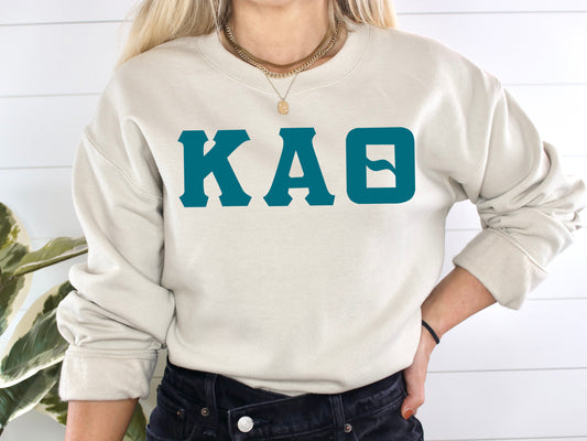 Kappa Alpha Theta Back to the Basics Sorority Sweatshirt _ 637g