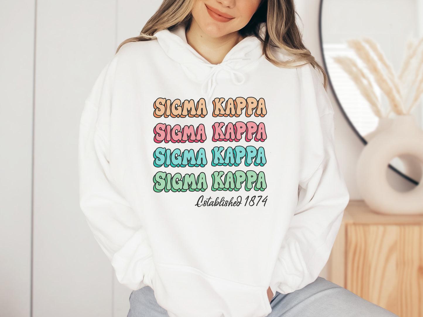 Sigma Kappa Lucy Sorority Hoodie _ 280g