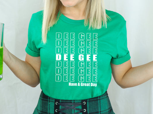 Delta Gamma Have a Great Day Sorority T-shirt _ 2119g