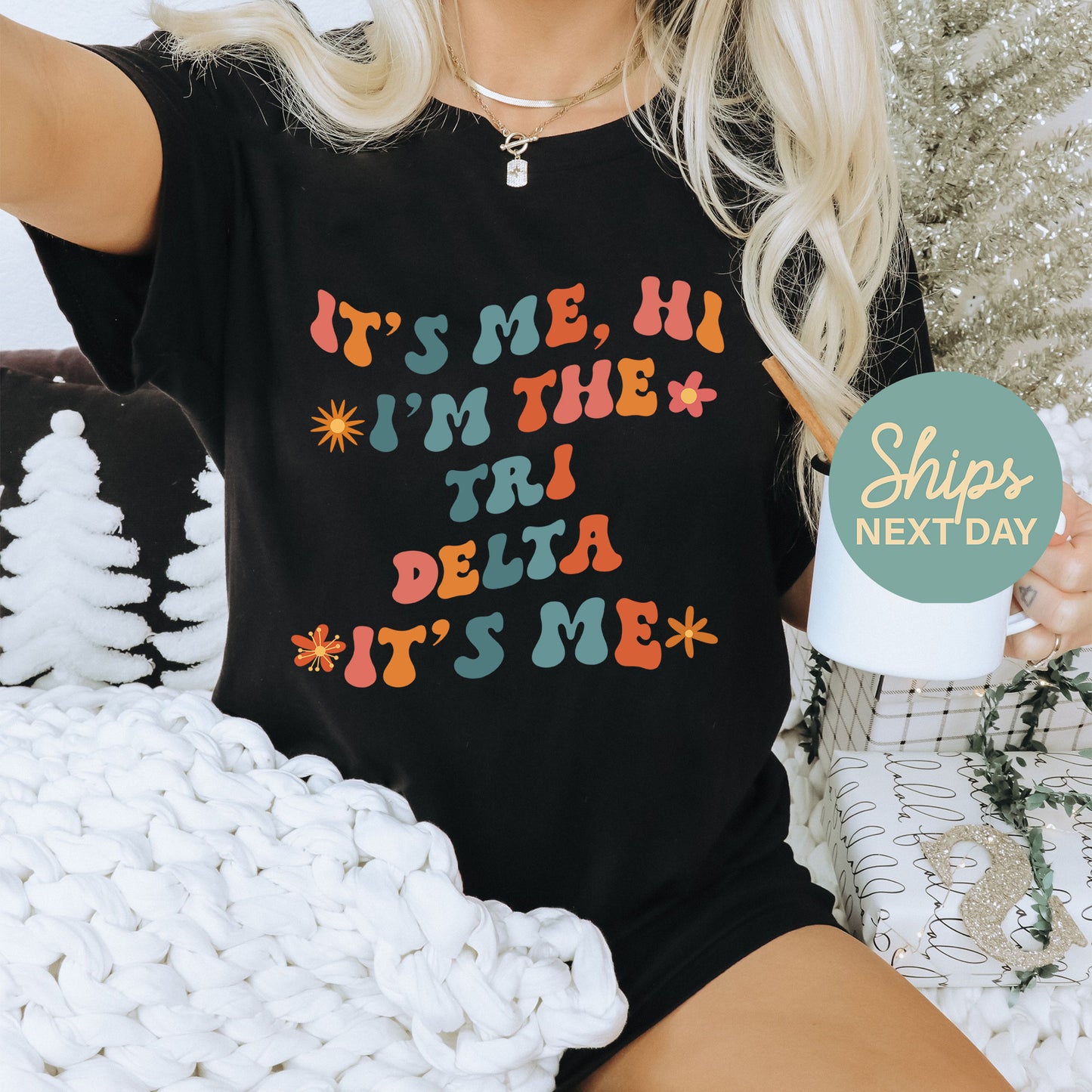 Delta Delta Delta Style Sorority T-shirt _ 36001g
