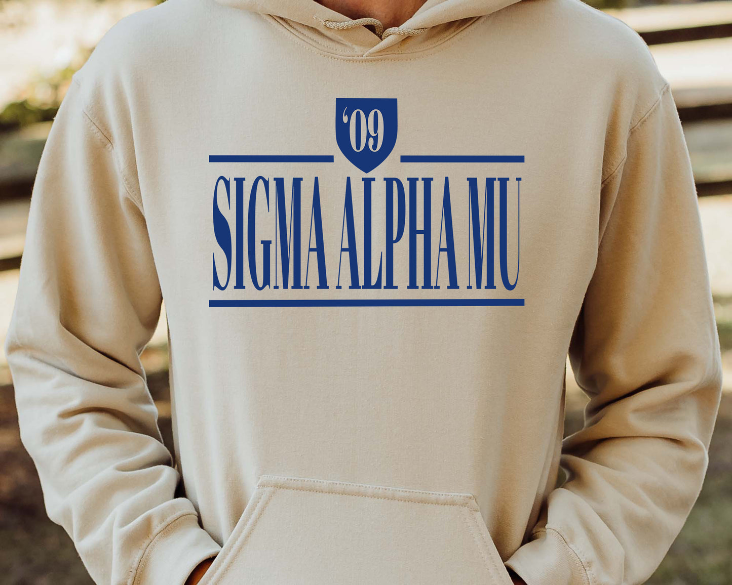 Sigma Alpha Mu Shield Fraternity Hoodie _ 1204g