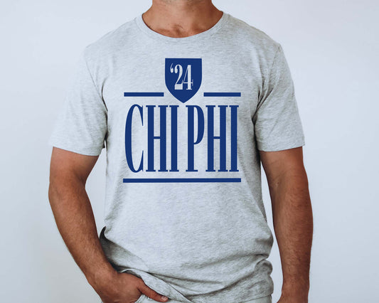 Chi Phi Shield Fraternity T-shirt _ 1188g