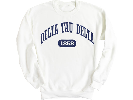 Delta Tau Delta Fraternal Arch Fraternity Sweatshirt _ 916g