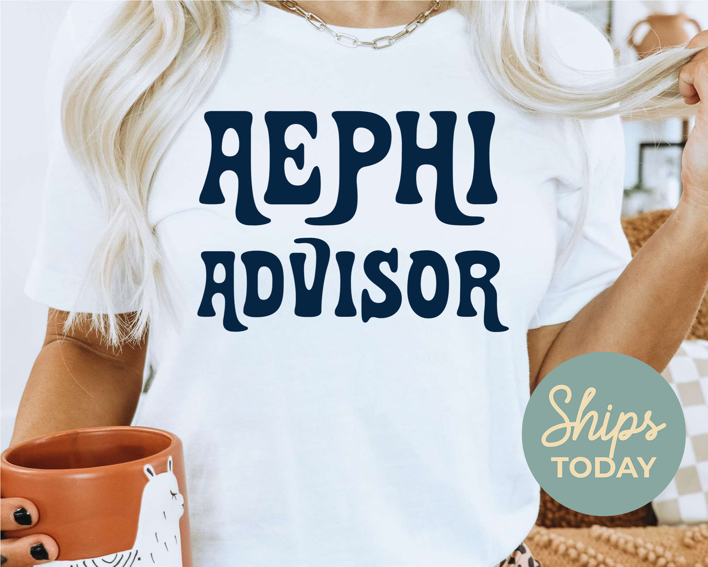 Alpha Epsilon Phi Best Advisor Sorority T-shirt _ 3099g