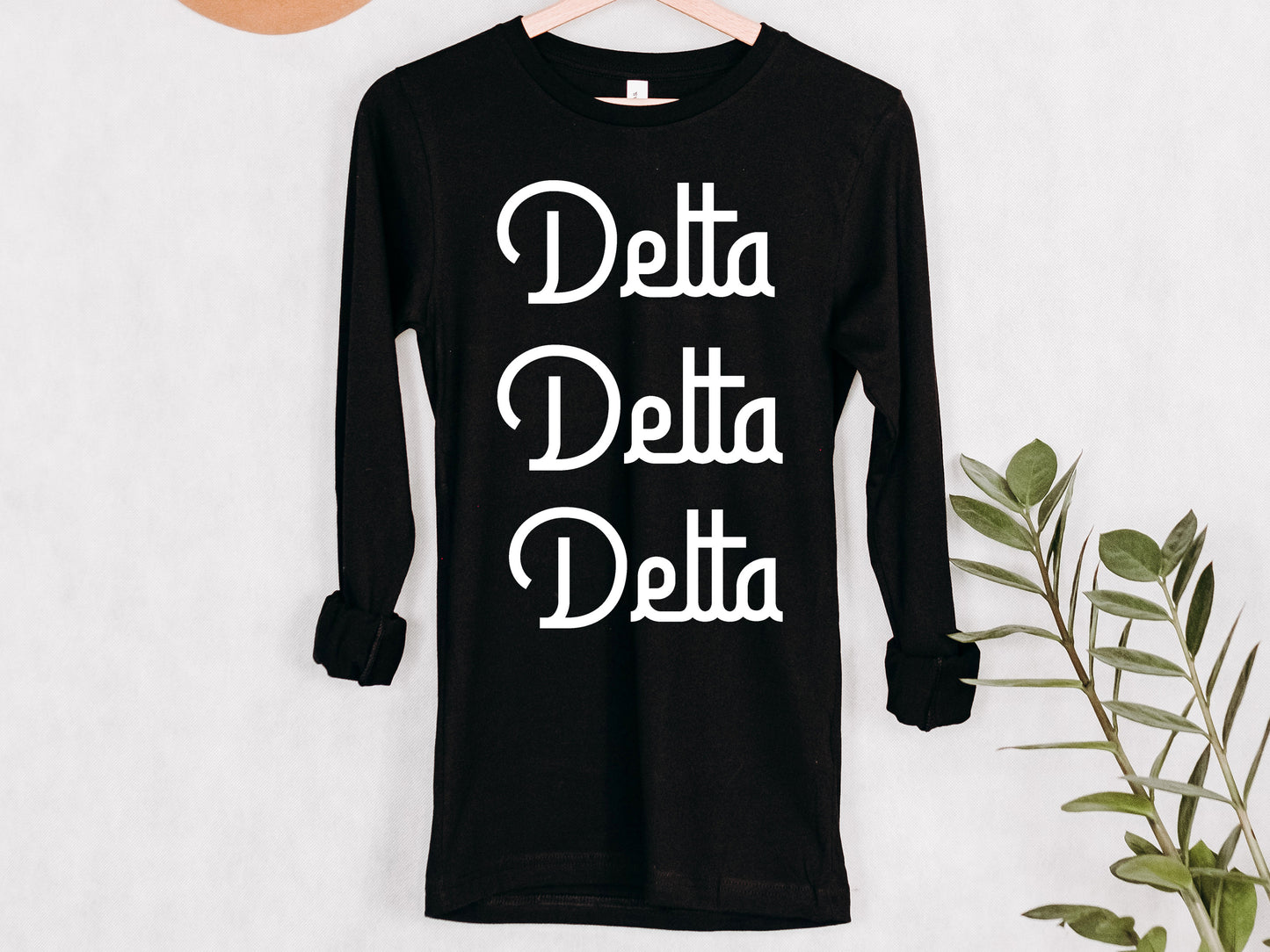 Delta Delta Delta All About That Pop Sorority Long Sleeve T-shirt _ 2691g
