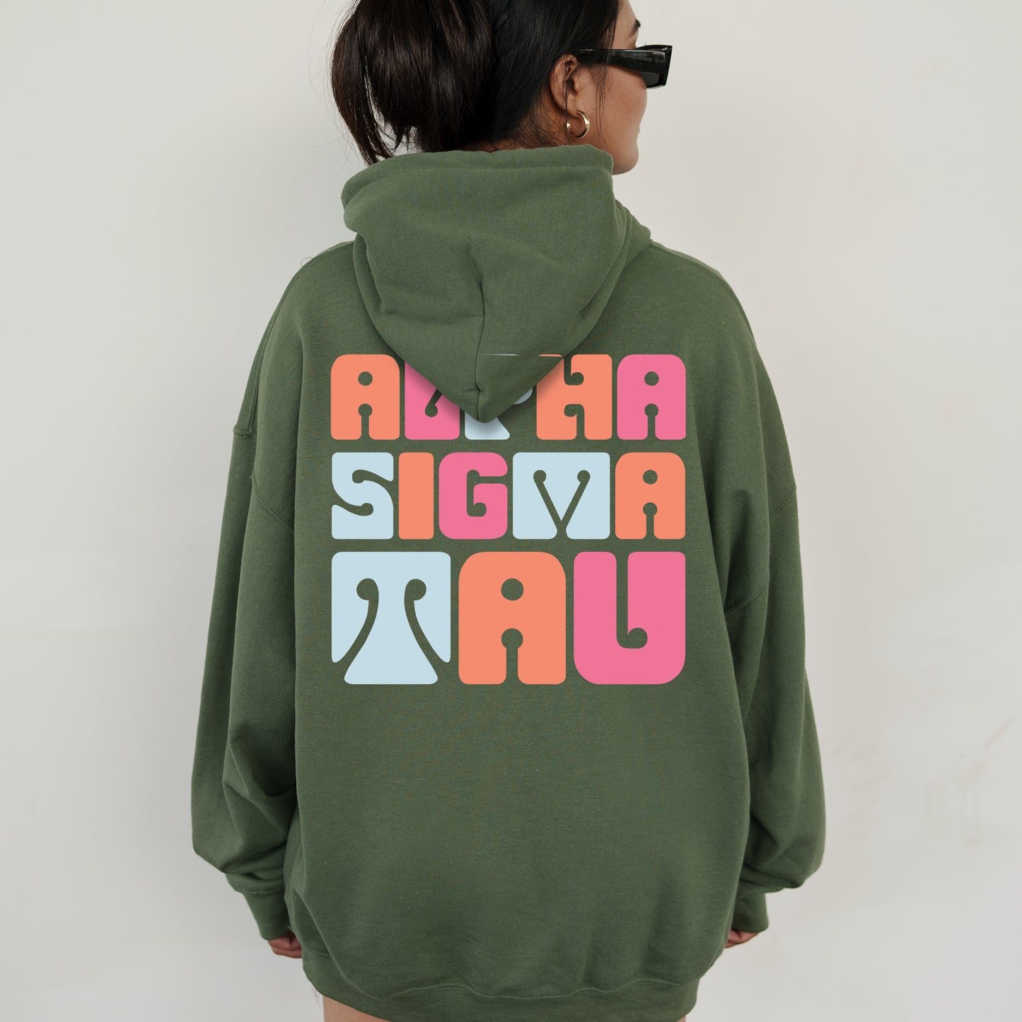 Alpha Sigma Tau Vibrant Verve Sorority Hoodie _ 32608g