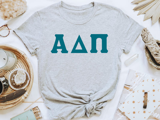 Alpha Delta Pi Back to the Basics Sorority T-shirt _ 623g
