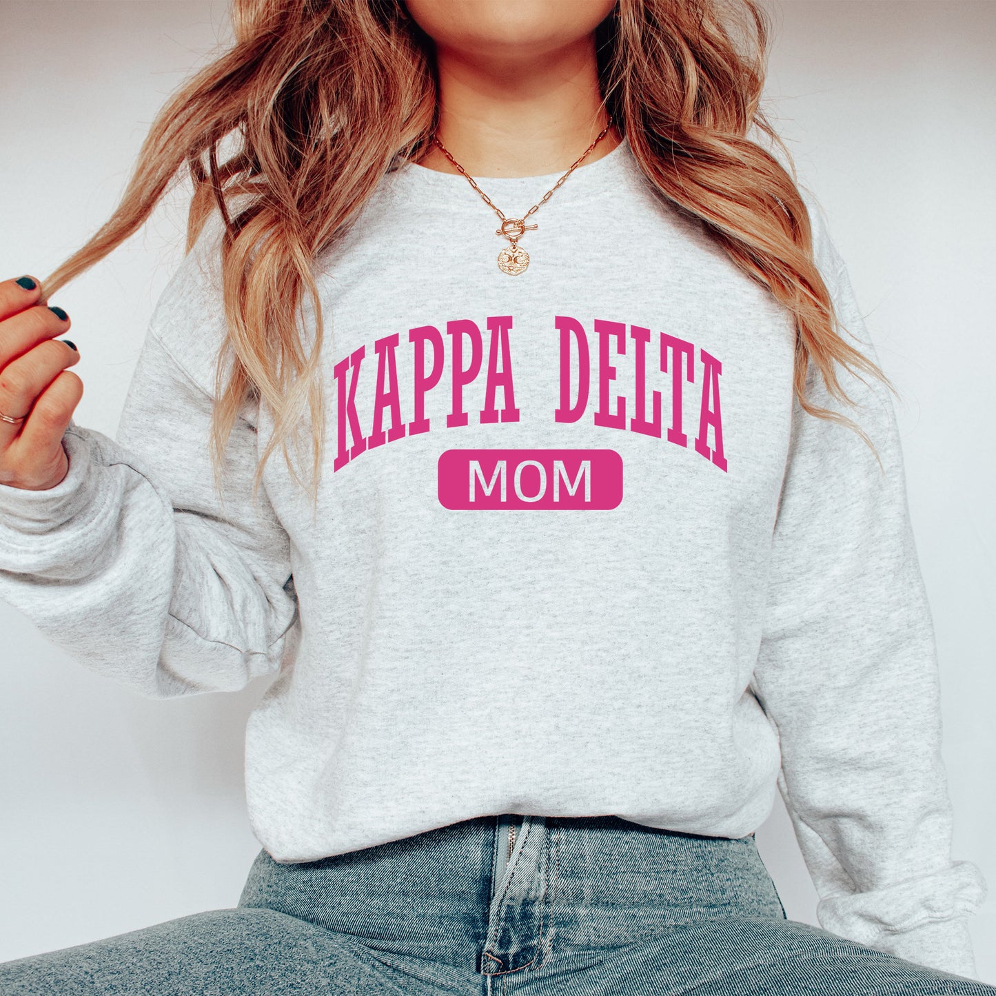 Kappa Delta Proud Mom Sorority Sweatshirt _ 16266g