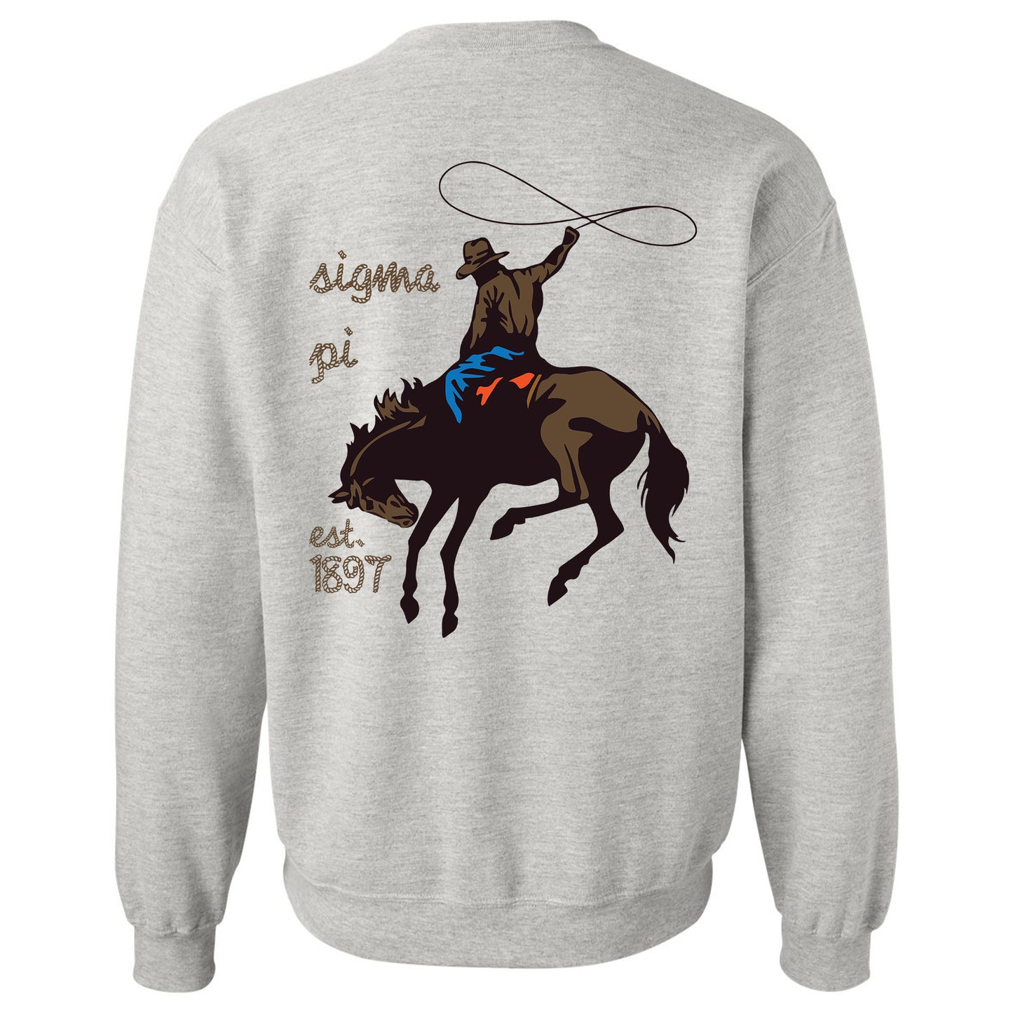 Sigma Pi Cowboy Fraternity Sweatshirt _ 31205g