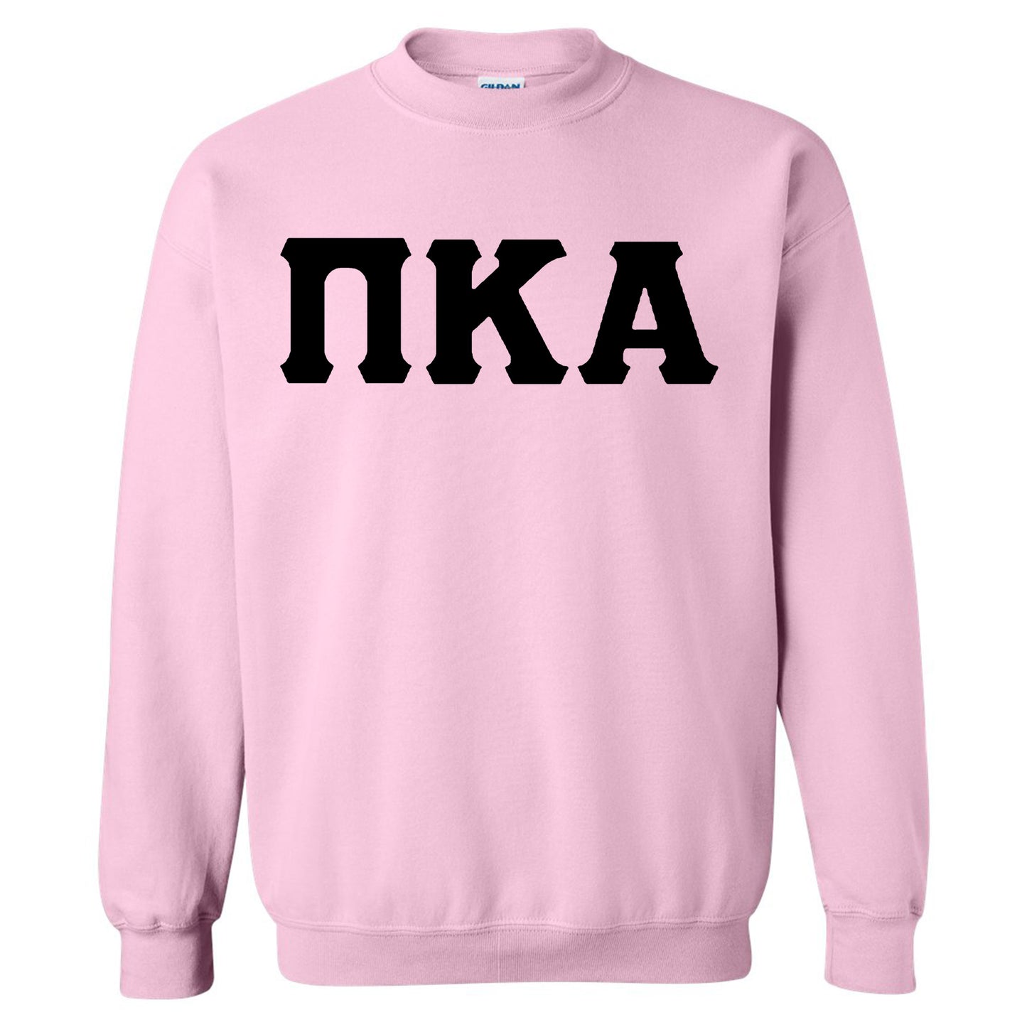 Pi Kappa Alpha Black Letters Fraternity Sweatshirt _ 34925g