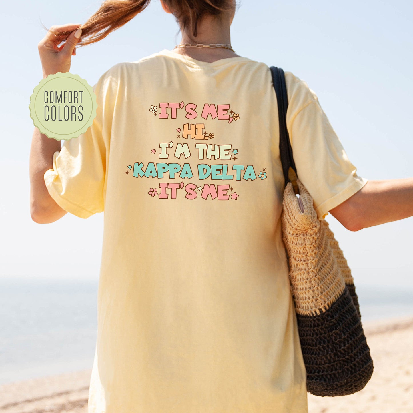 Kappa Delta Signature Chic Comfort Colors Sorority T-shirt _ 35981g