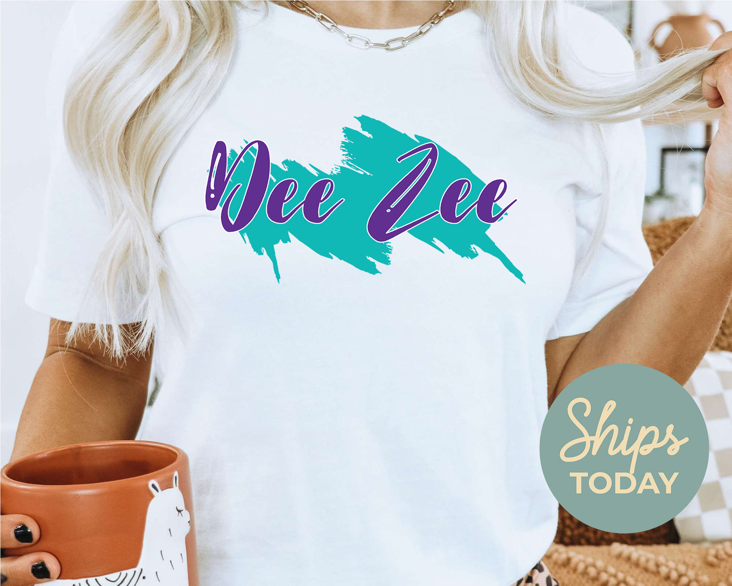 Delta Zeta Paint Party Sorority T-shirt _ 4485g
