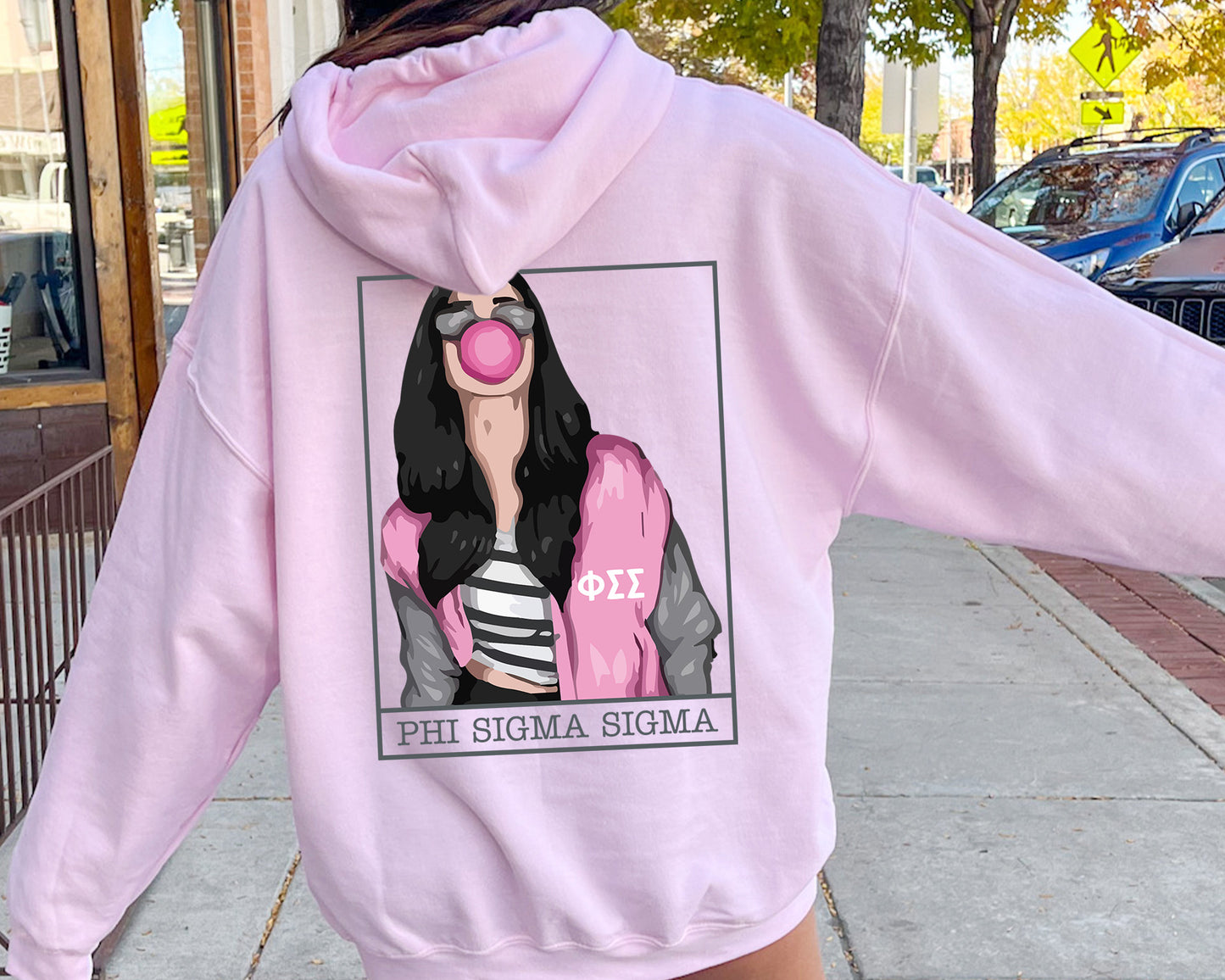 Phi Sigma Sigma Loud And Proud Sorority Hoodie _ 32965g