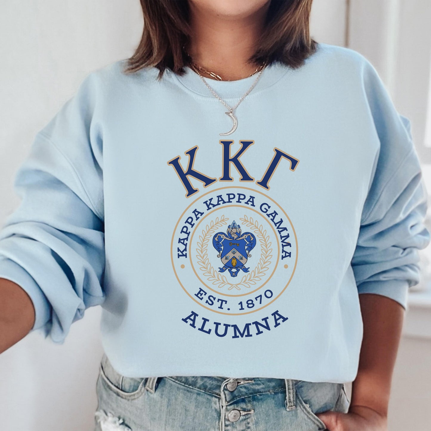 Kappa Kappa Gamma Alumna Vintage Sorority Sweatshirt _ 31026g