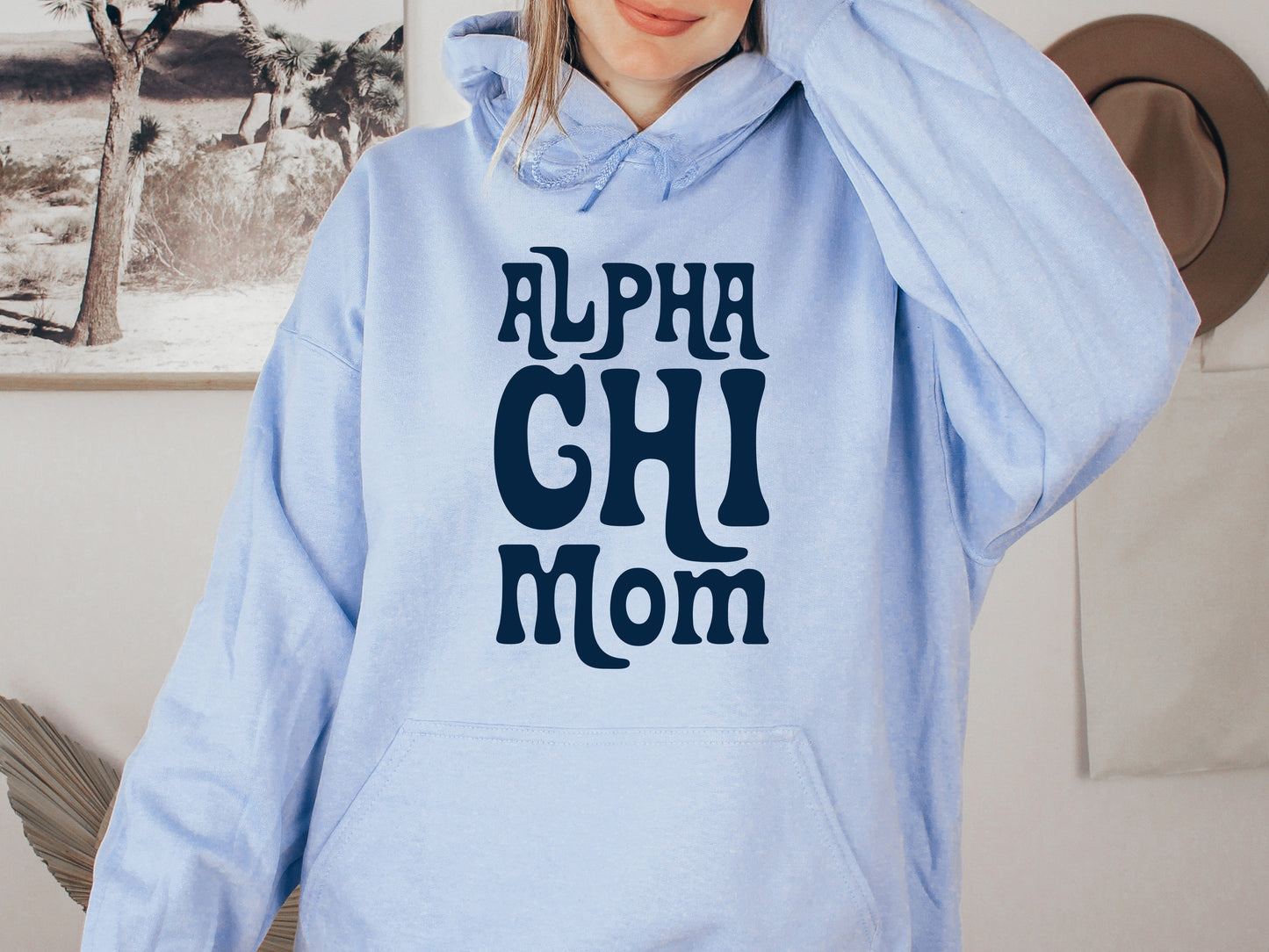 Alpha Chi Omega Got it from my Mom Sorority Hoodie _ 3071g