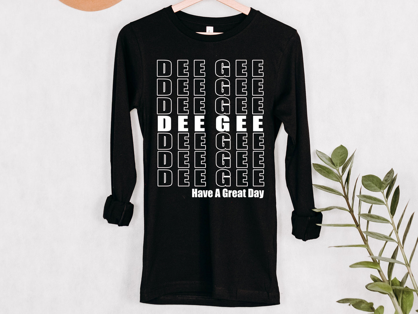 Delta Gamma Have a Great Day Sorority Long Sleeve T-shirt _ 2119g