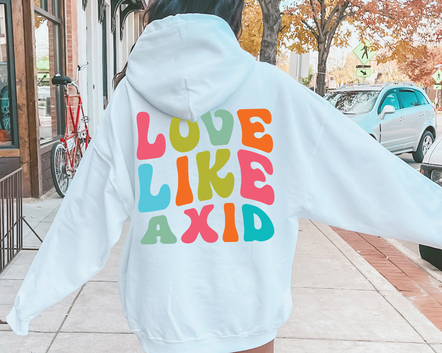 Alpha Xi Delta Blissful and Vibrant Sorority Hoodie _ 33162g