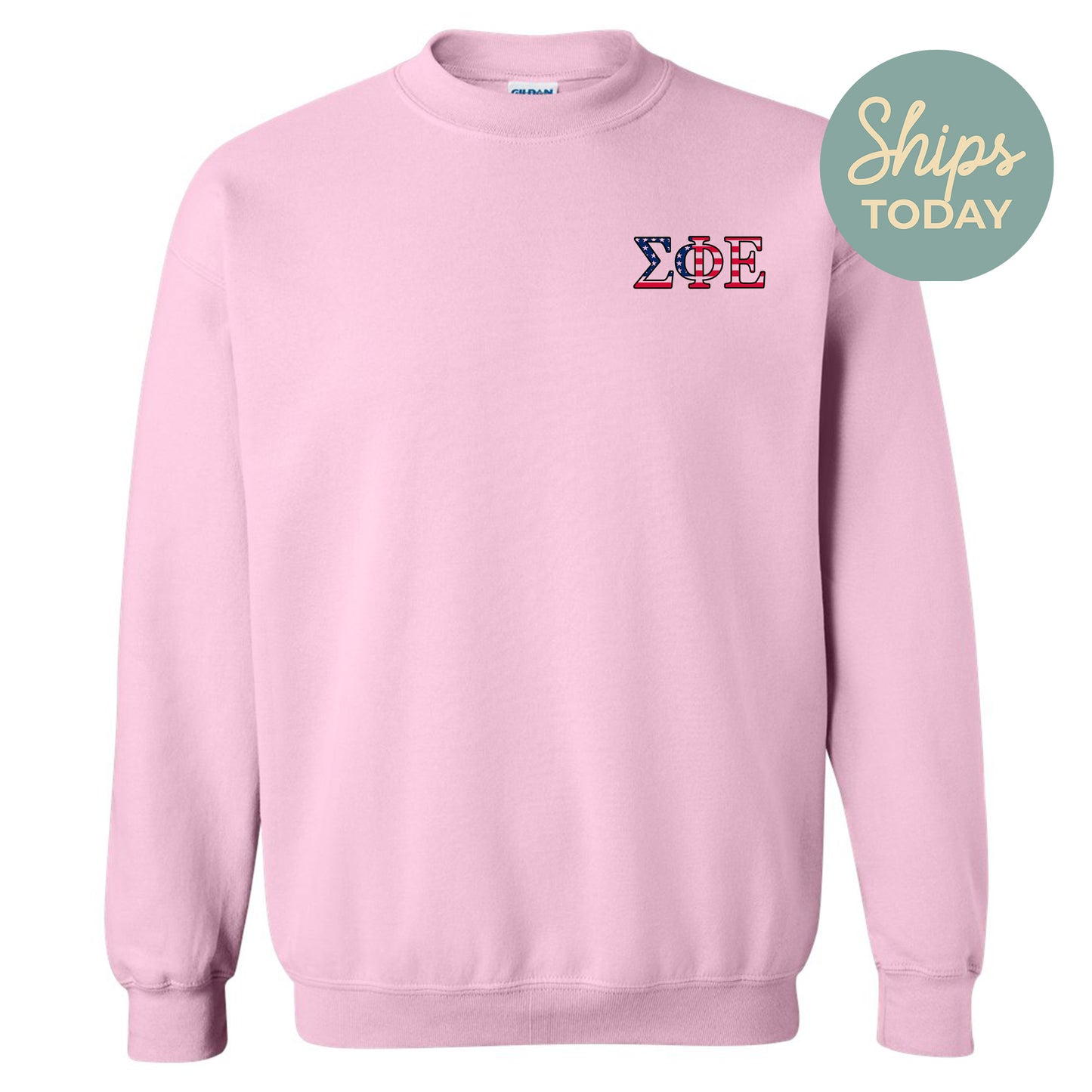 a pink sweatshirt with the words xoe on it