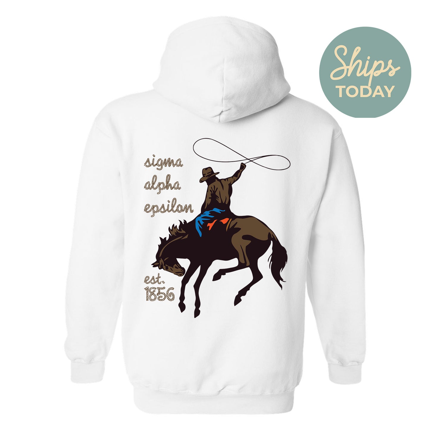 Sigma Alpha Epsilon Cowboy Fraternity Hoodie _ 31200g