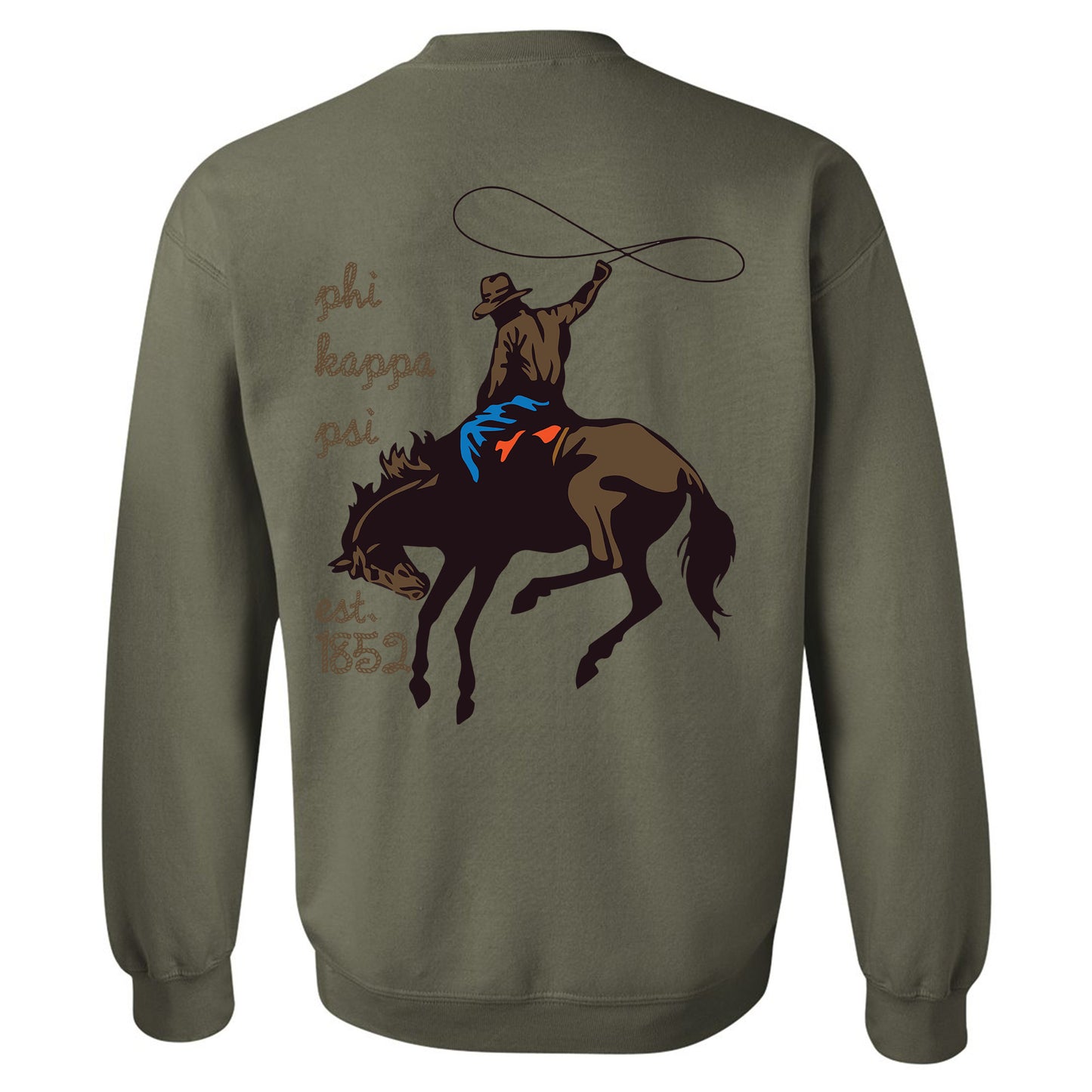 Phi Kappa Psi Cowboy Fraternity Sweatshirt _ 31195g